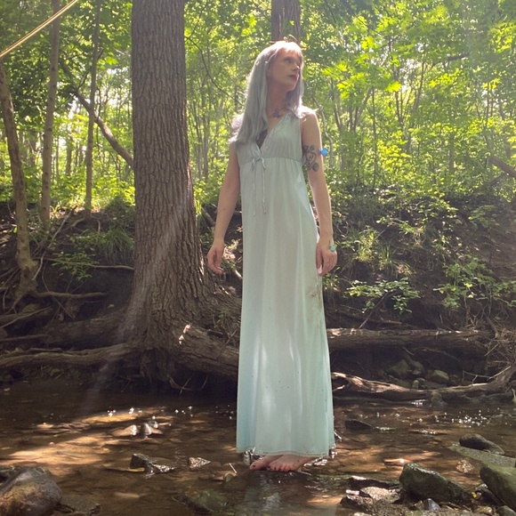 Vintage "Sears" Maxi Slip Dress - Picture 8 of 10